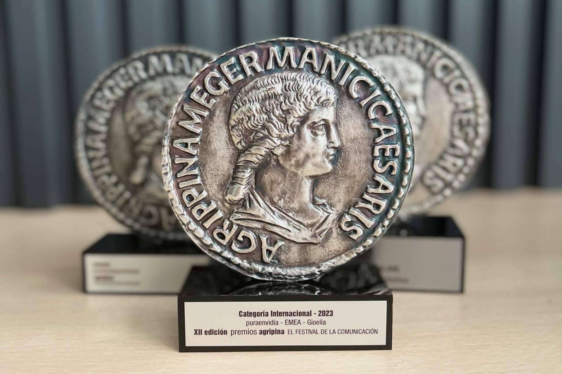 Los Premios Agripina reconocen internacionalmente a la agencia Puraenvidia