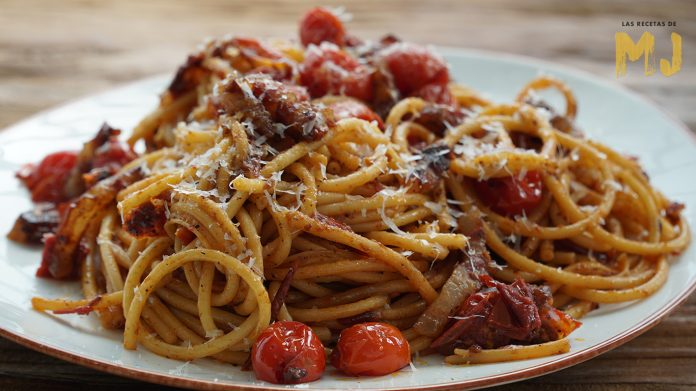 Spaghetti all'Amatriciana con Thermomix