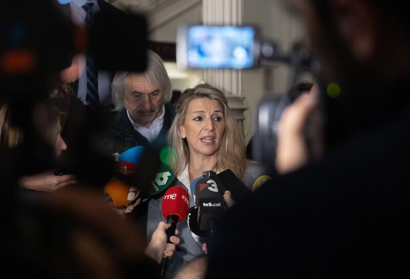 Díaz dice que se reunirá con las partes del ERE en Telefónica y que estudiará la propuesta cuando se presente