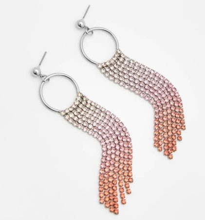 pendientes largos pull&bear