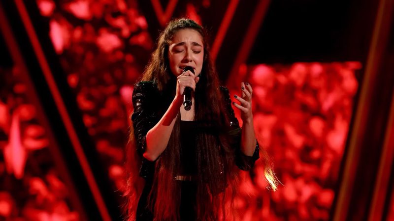 Actuación de Nereida en 'La Voz'
