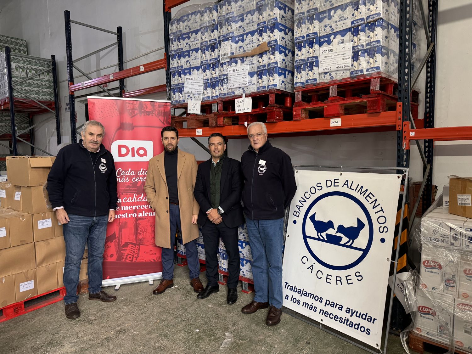 Dia recauda más de 15.000 kg de alimentos para los Bancos de Alimentos de Extremadura