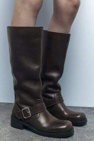 Bota Biker Piel