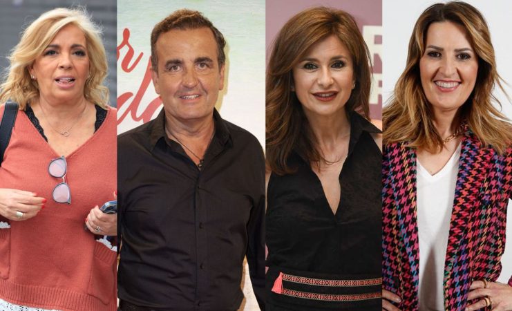 Carmen Borrego, Antonio Montero, Gema López y Laura Fa