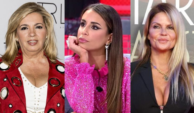 Carmen Borrego, Cristina Porta y Makoke