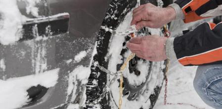 La necesidad de las cadenas para los neumáticos en invierno