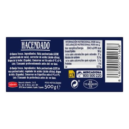 ¿Es realmente saludable el Queso Mascarpone de Mercadona?
