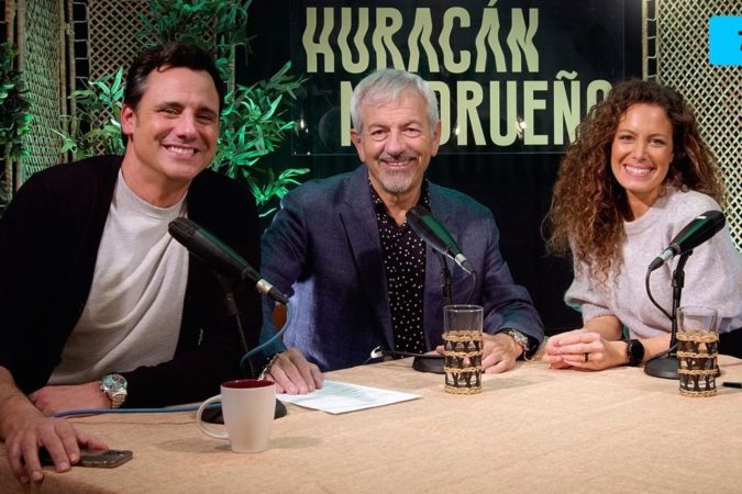 Ion Aramendi, Carlos Sobera y Laura Madrueño