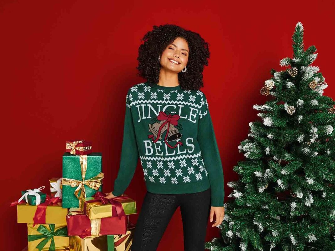 Jersey navideño para mujer