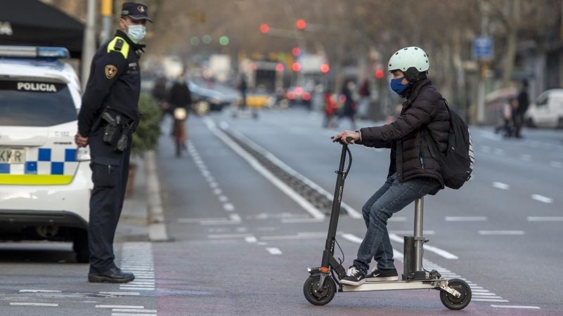 Es obligatorio el uso del casco en Madrid