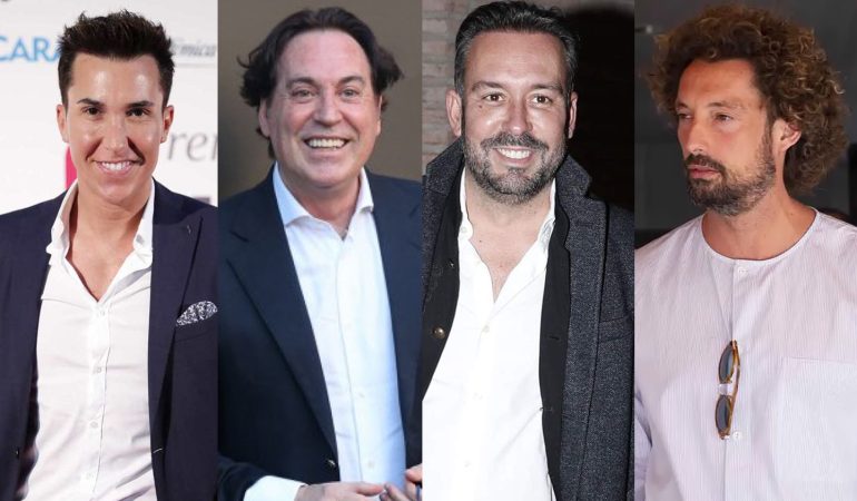Omar Suárez, Pipi Estrada, Kike Calleja y José Antonio León