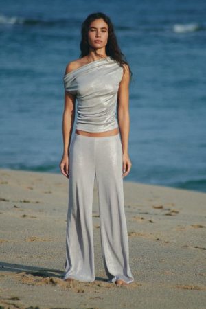 Top Foil Drapeado