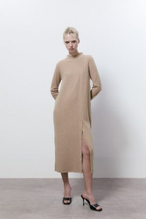 Vestido canalé