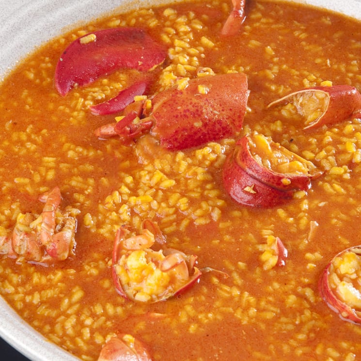 Receta de un sabroso arroz caldoso con Bogavante que quita el hipo