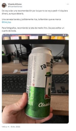 De la cesta de la compra a las redes sociales: estos son los 5 productos Dia más virales del año 1 Merca2.es cerveza rambler dia Merca2.es