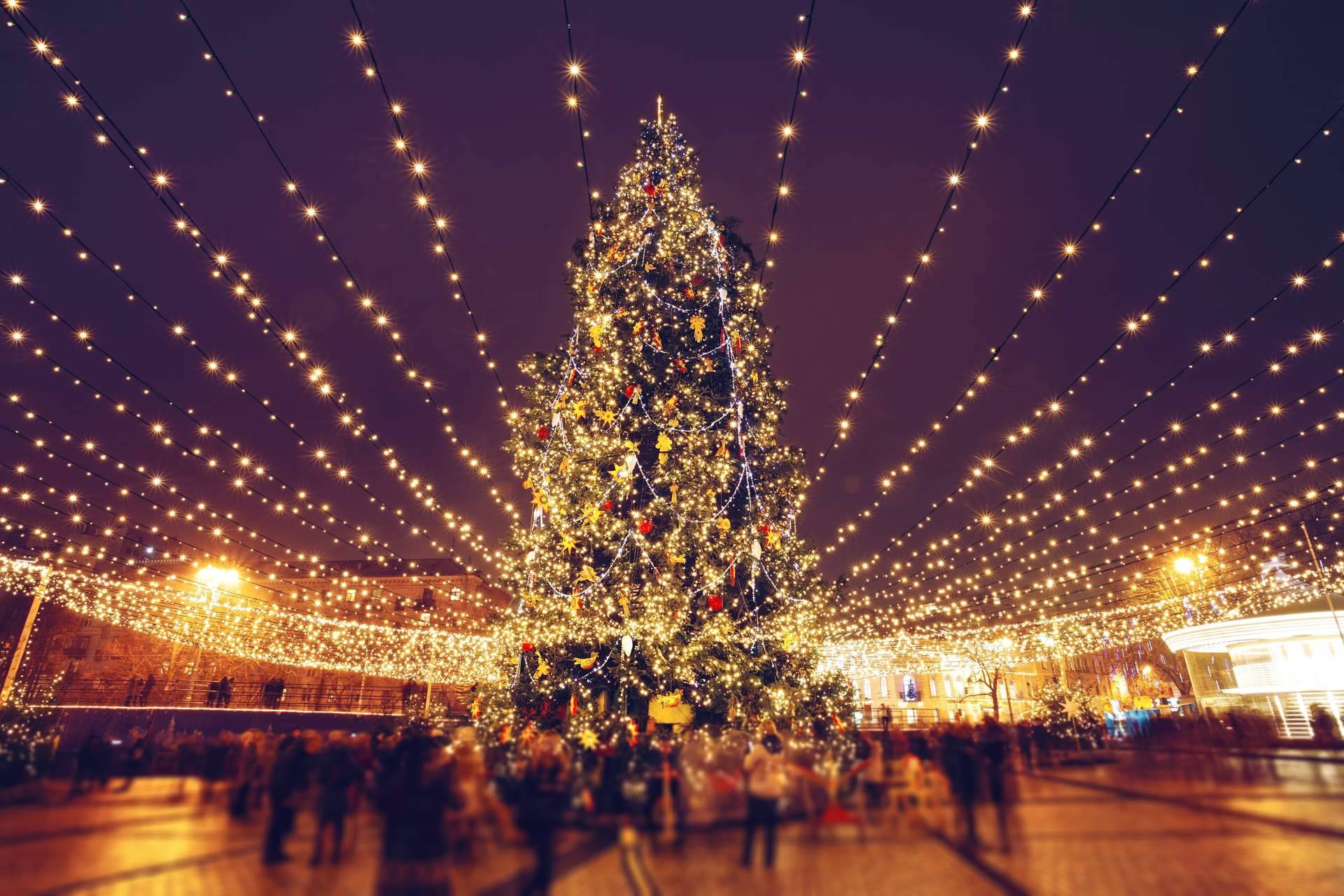 Cómo se decora una ciudad en Navidad con elalquilador