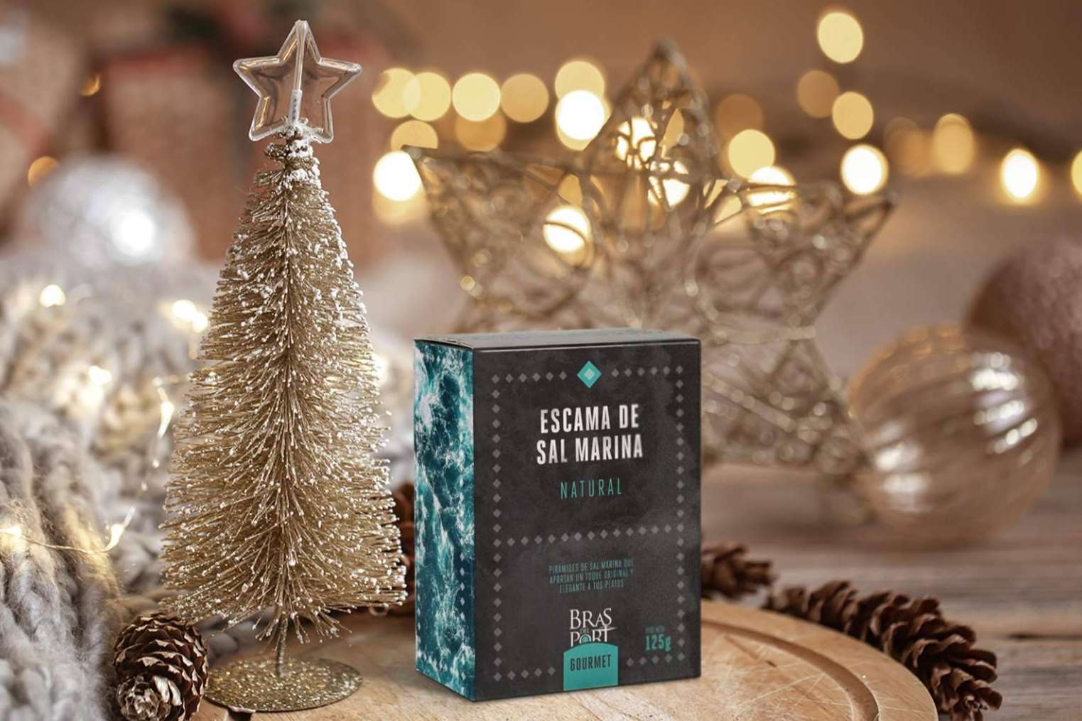 Las escamas de sal marina de Bras del Port son el ingrediente estrella estas Navidades