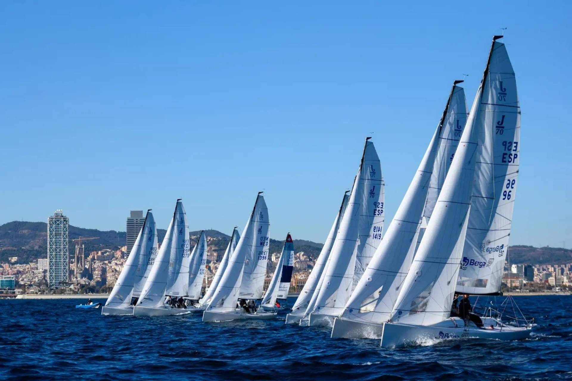 El liderato de las Barcelona Winter Series de J70 es para ‘HangTen