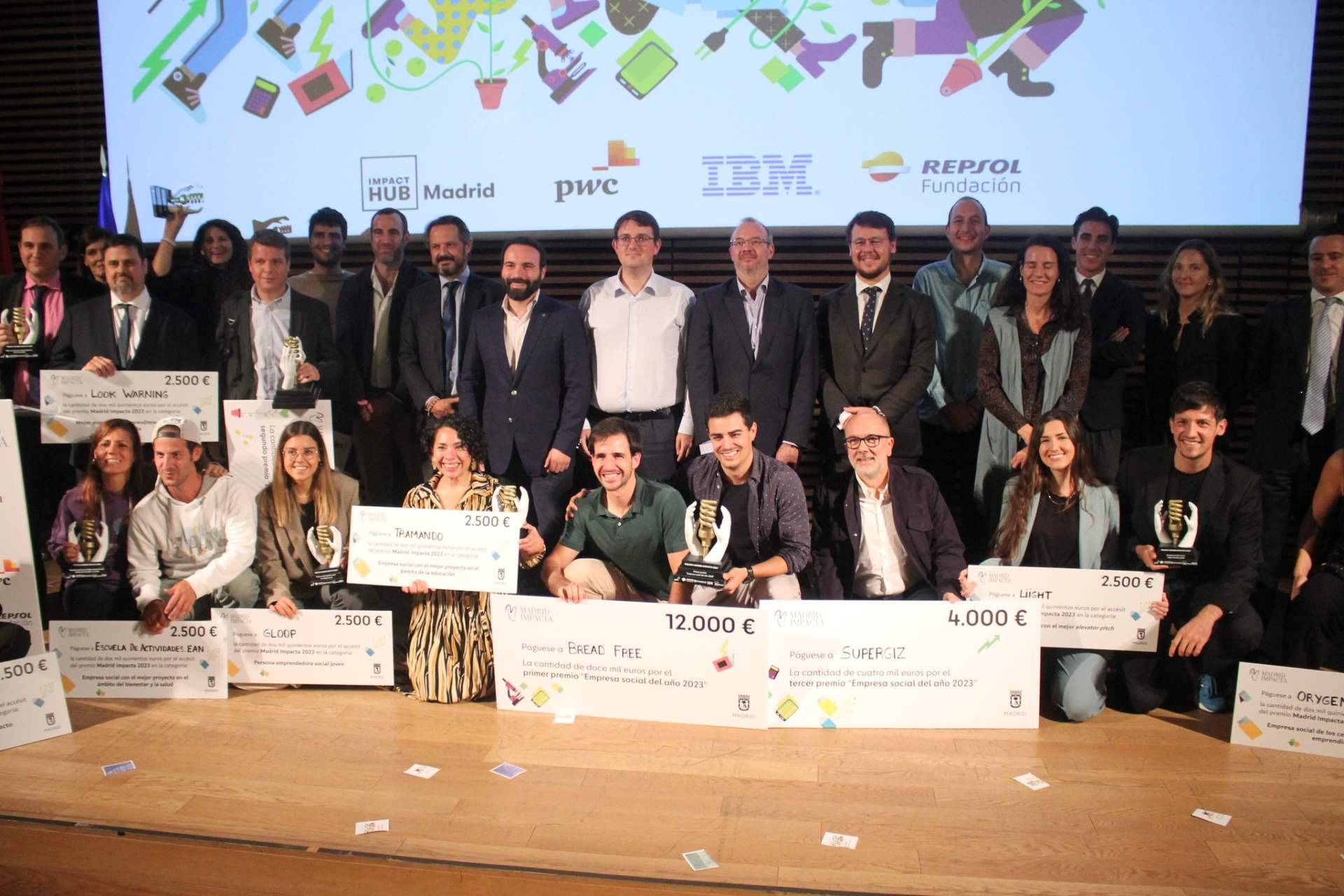 Premio Madrid Impacta 2023 en la categoría de bienestar social y salud para Escuela de Actividades Naturales