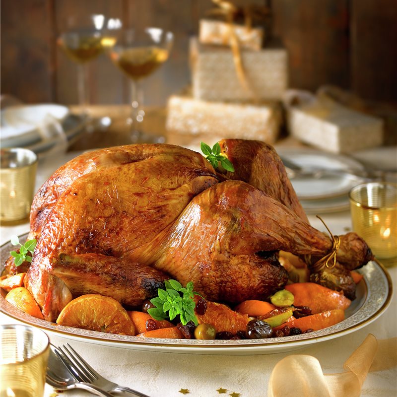 Receta de pavo de Navidad asado, un pedazo de tradición en cada bocado
