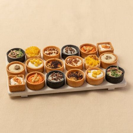 Canapés de tartaletas congelados listos para comer Hacendado