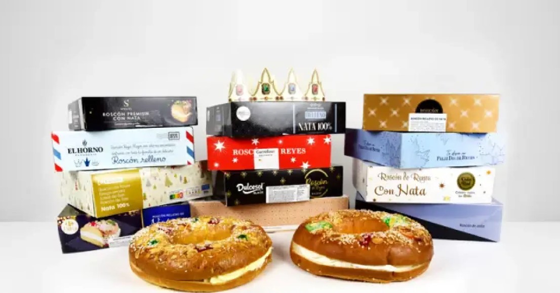 Carrefour, Mercadona, Aldi, Lidl ¿cuál vende el mejor roscón de Reyes de nata según la OCU?