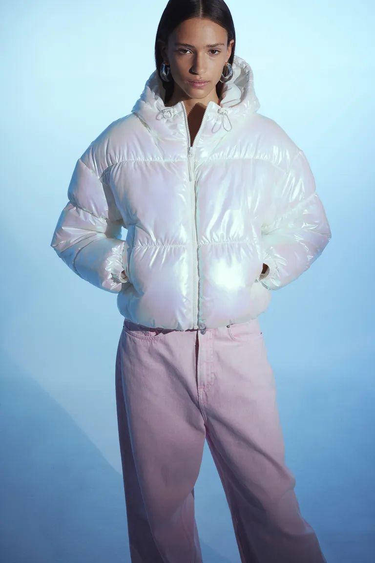 Chaqueta puffy con capucha