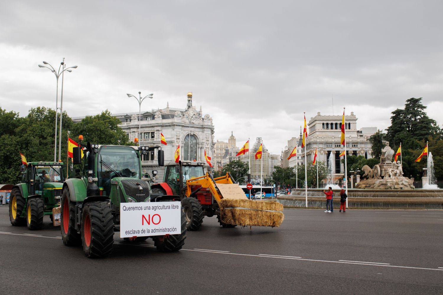 Los agricultores españoles se suman a las protestas europeas