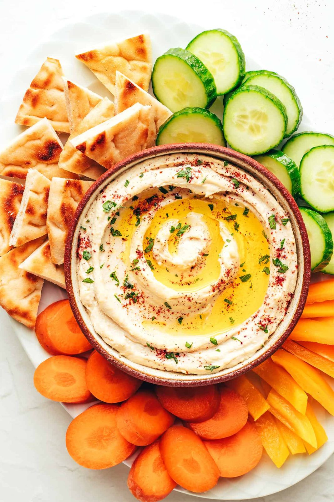 Espectacular receta de Hummus de garbanzos, la joya llegada del Medio