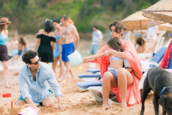 Ilgaz y Ceylin con su hija Mercan