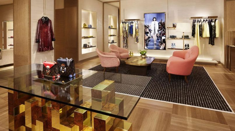 Interior establecimiento de Louis Vuitton