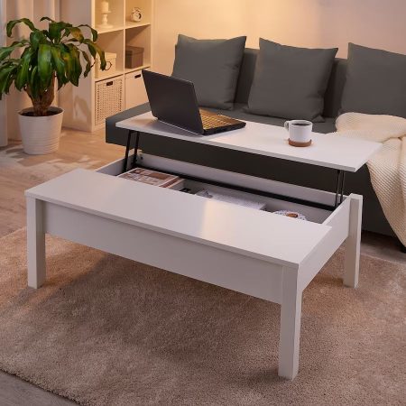 ¿Problemas de espacio en tu salón? IKEA tiene la solución perfecta con esta mesa de centro elevable 64 Merca2.es La mesa de centro TRULSTORP de Ikea