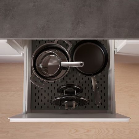 UPPDATERA Panel perforado cajón, antracita