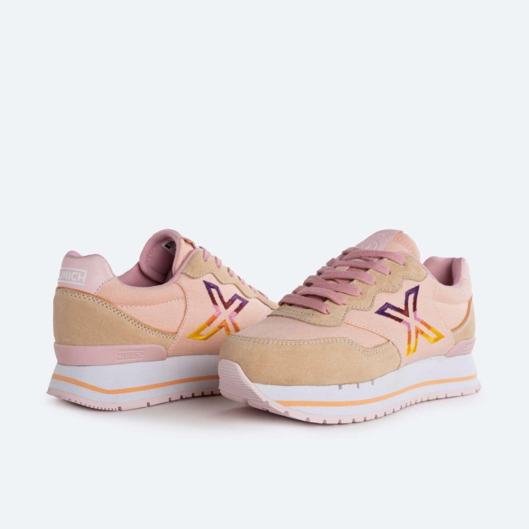 Zapatilla casual MUNICH DASH SKY mujer rosa