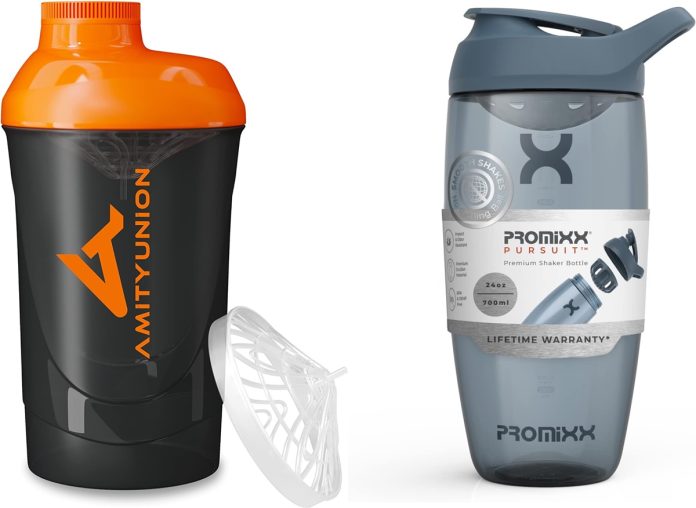 Amazon botella shaker proteínas gimnasio