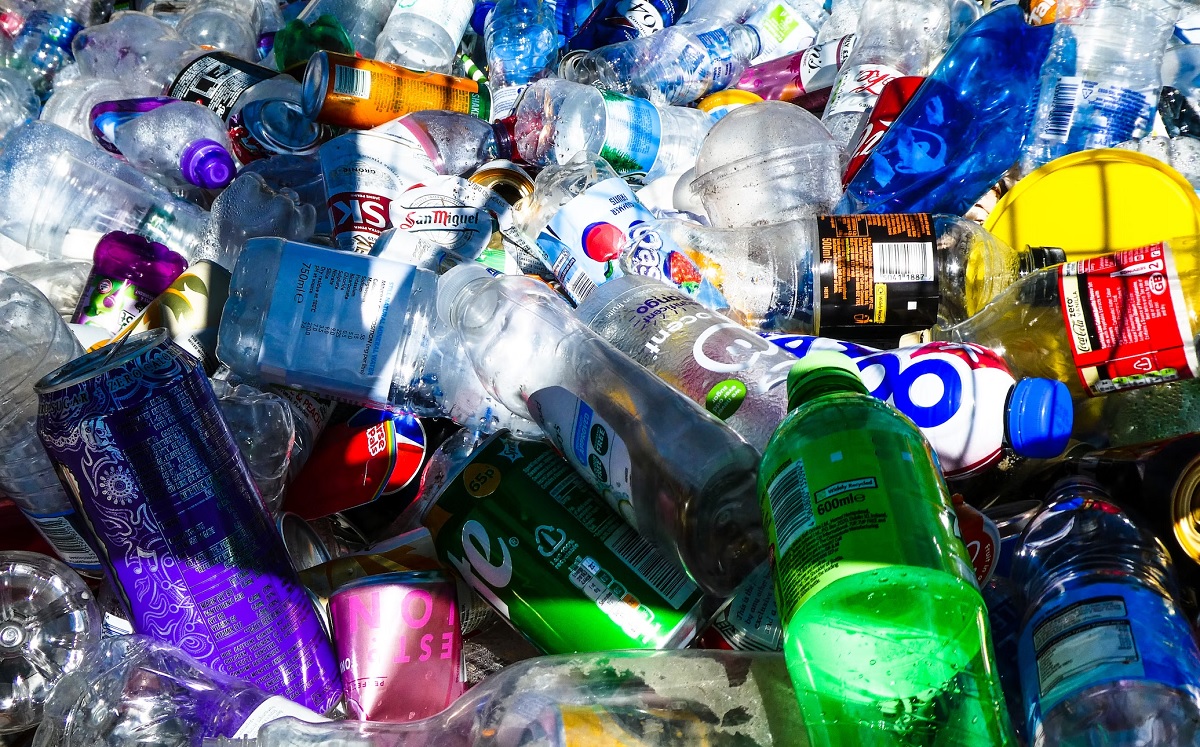 botellas de plástico