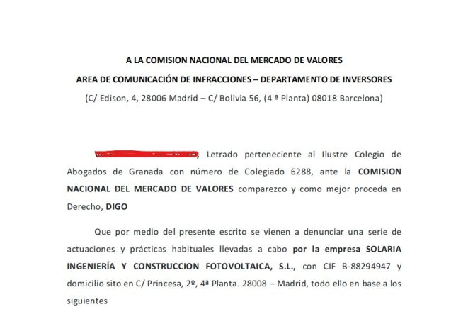 escrito CNMV 1 Merca2.es