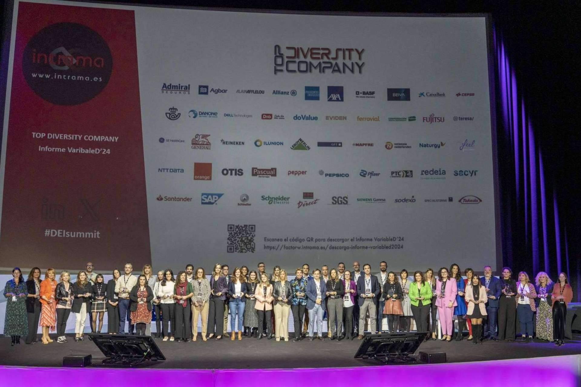 Certificación TOP DIVERISTY COMPANY, las 50 empresas en España con mejores prácticas en diversidad e inclusión