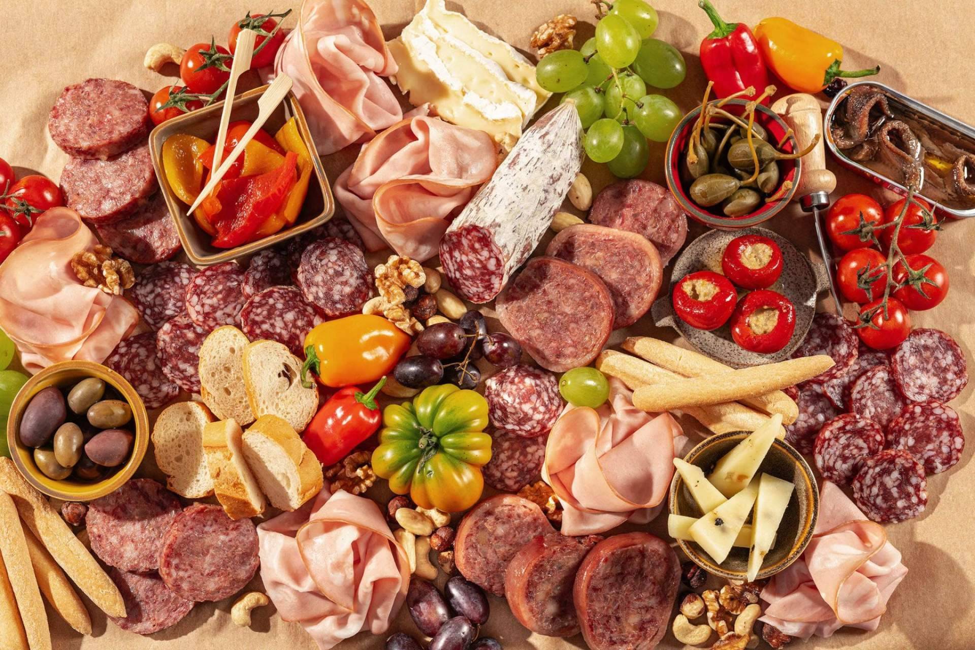 La élite de la alta charcutería italiana se encuentra en 40 restaurantes seleccionados de la capital
