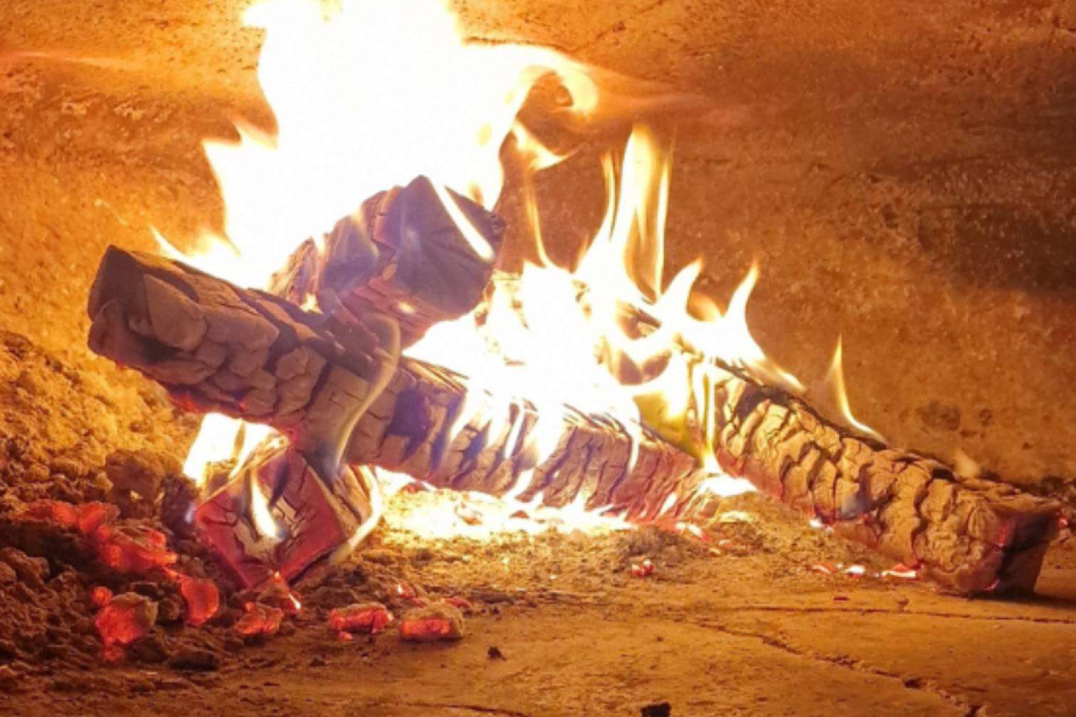 Leña de haya, un producto ideal para los hornos de pizzerías napolitanas