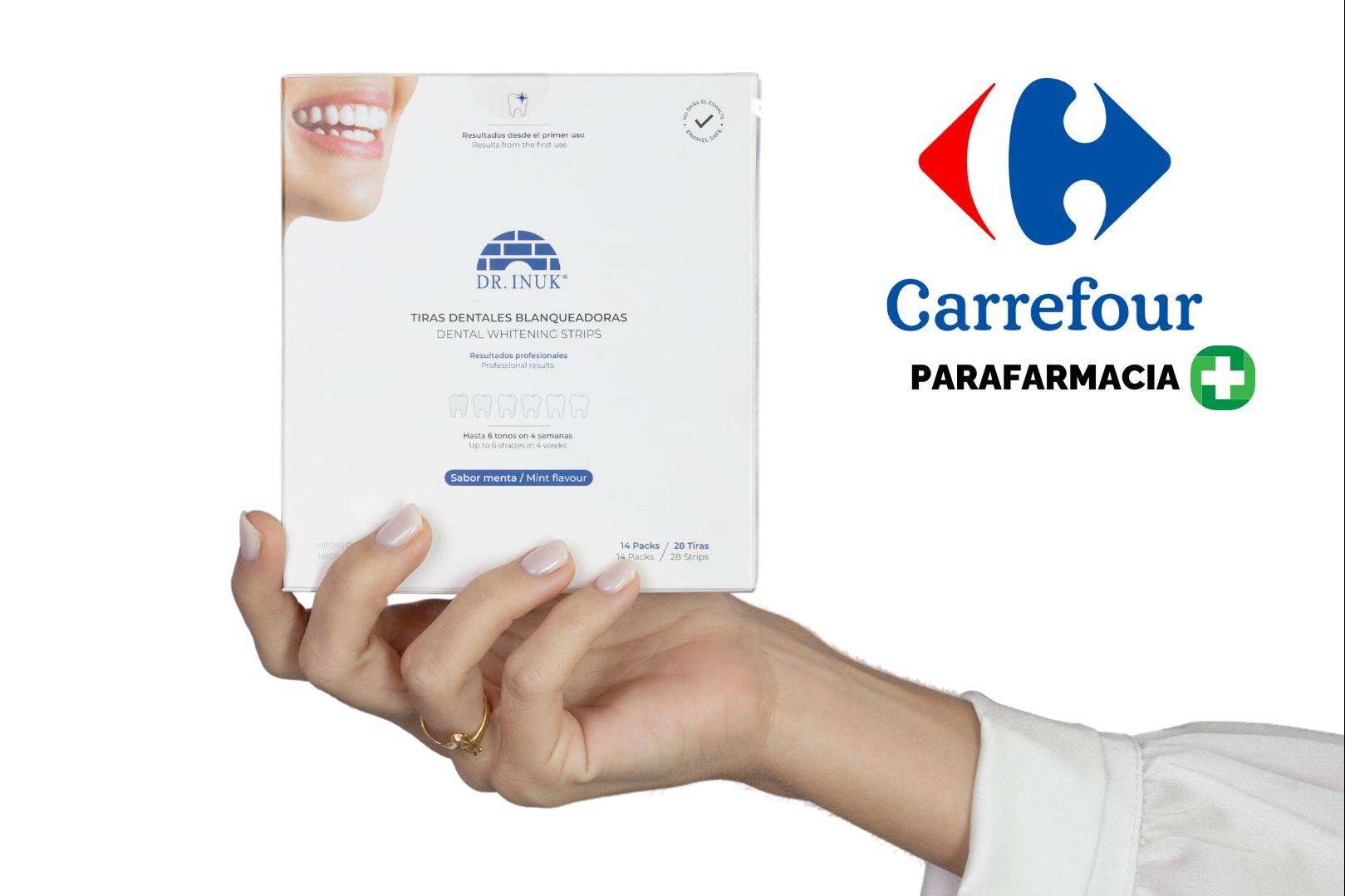 El producto español que se agotó en la parafarmacia de Carrefour en pocos días son las tiras blanqueadoras Originales