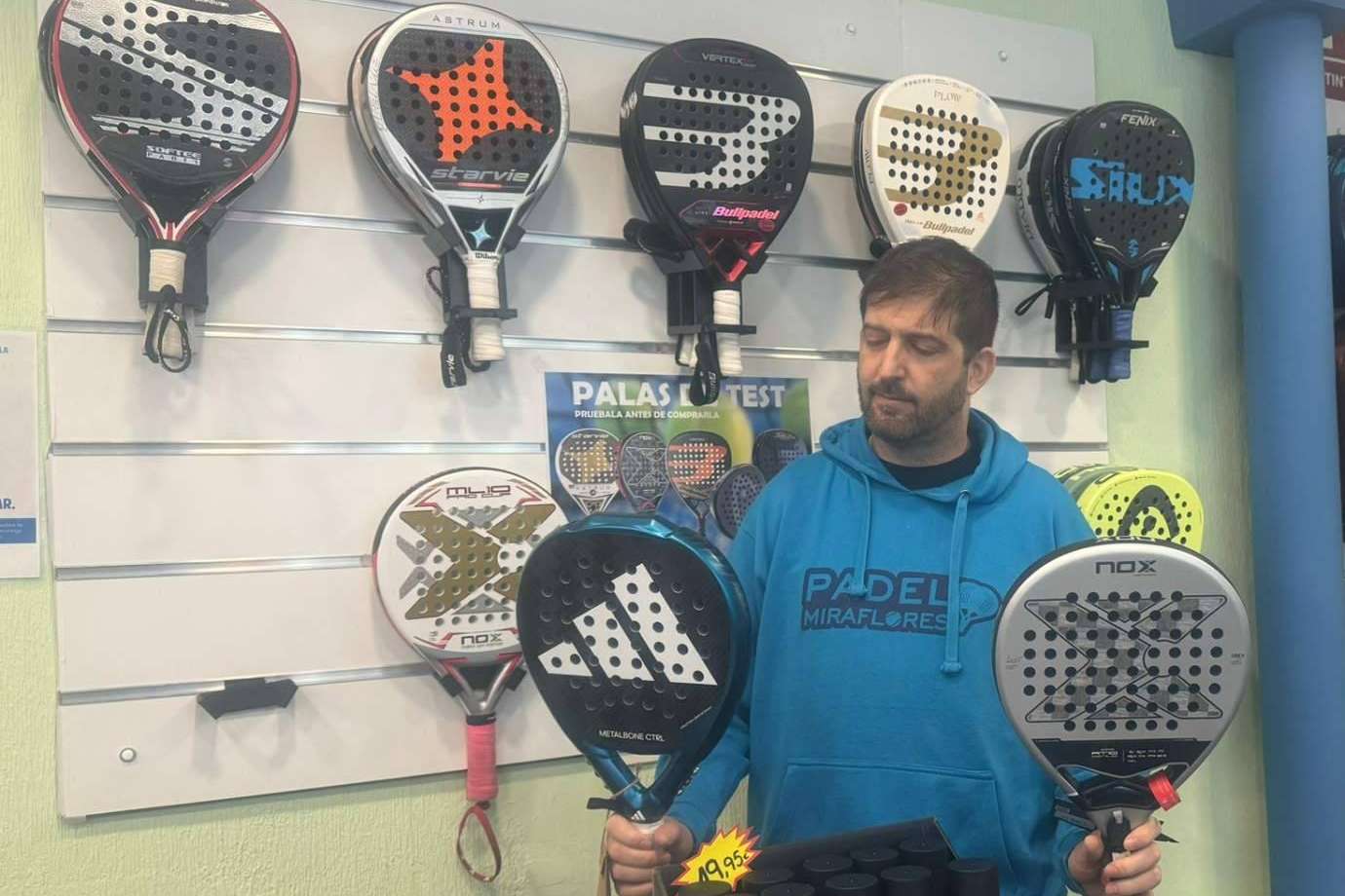 Encontrar la pala de pádel más adecuada en la tienda Padel Miraflores