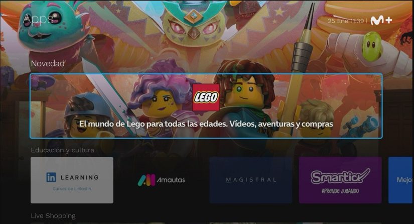 Movistar se alía con Amazon para vender Legos y estantes de Ikea desde la TV 