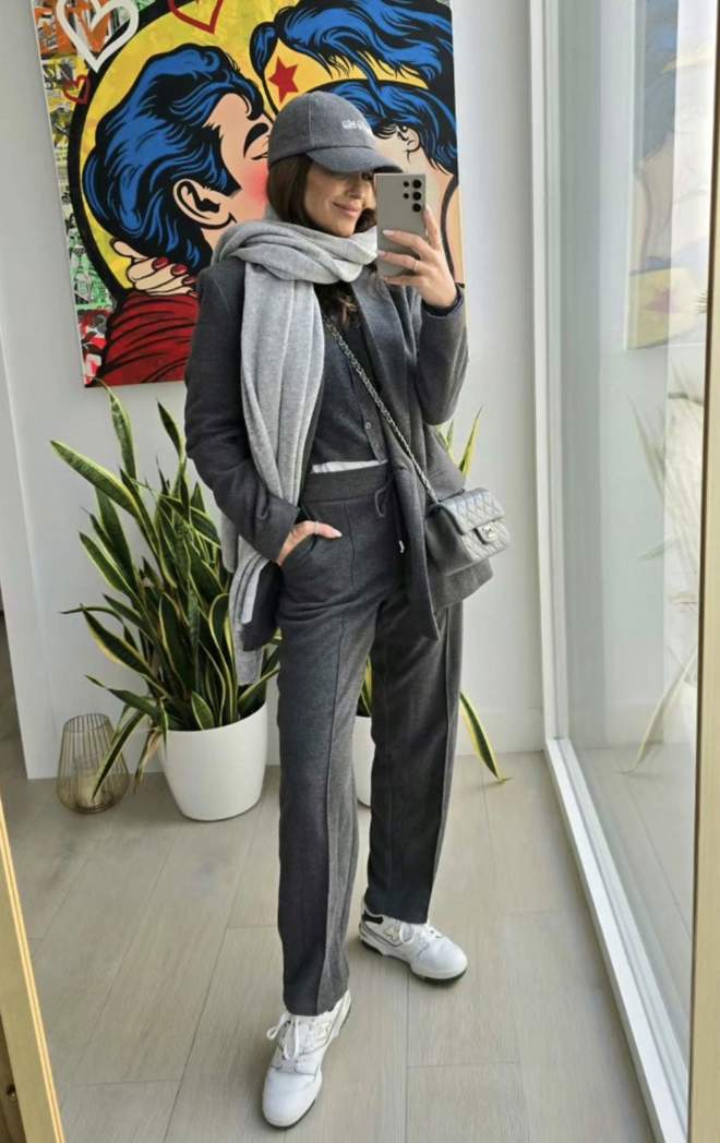 Primark y H&M tienen este maravilloso pantalón de vestir tipo chandal, comodo como ninguno, que luce Paula Echevarría