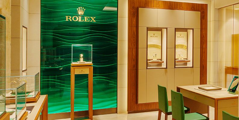 Uno de los establecimientos de Rolex en España