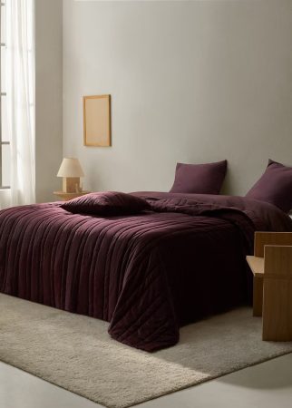 Edredón textura terciopelo