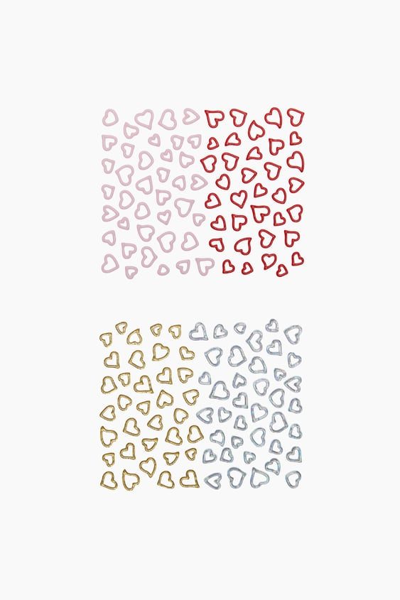 Love explosion nail sticker