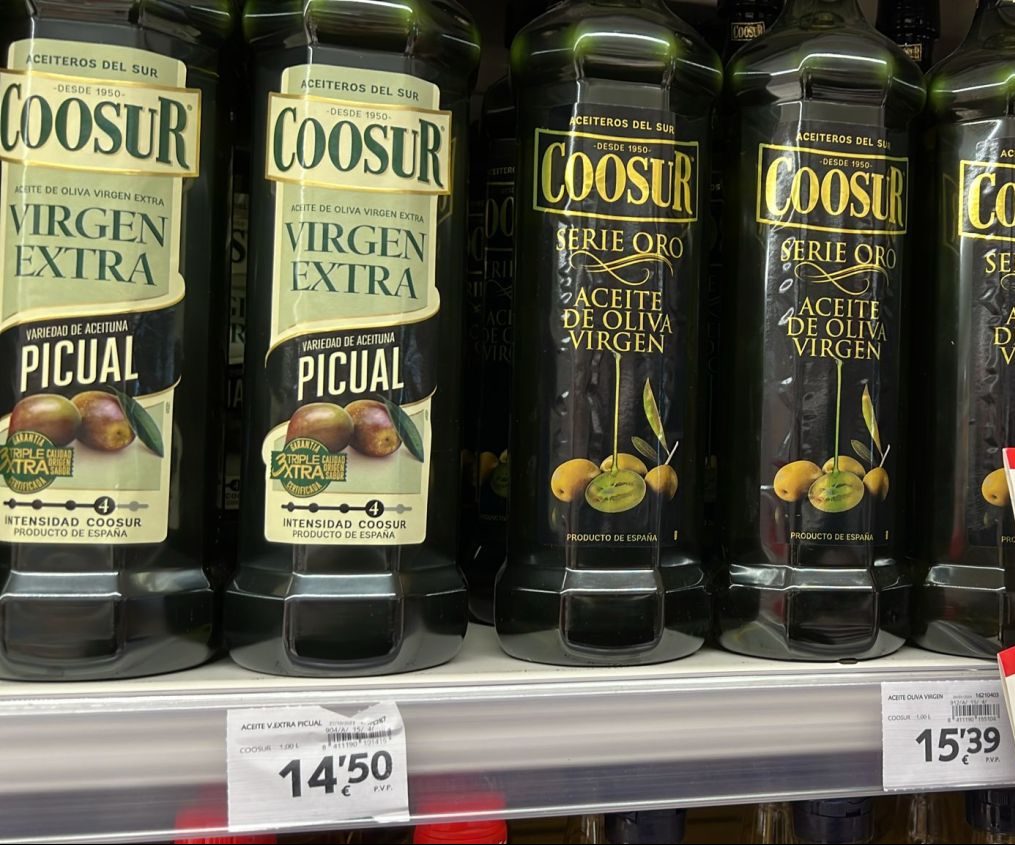 El temporal obliga a Carbonell y Coosur a aumentar el precio del aceite a corto plazo