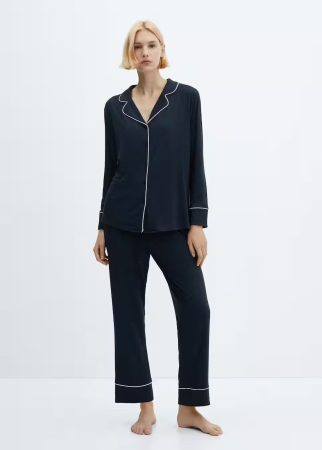 Pantalón pijama ribete