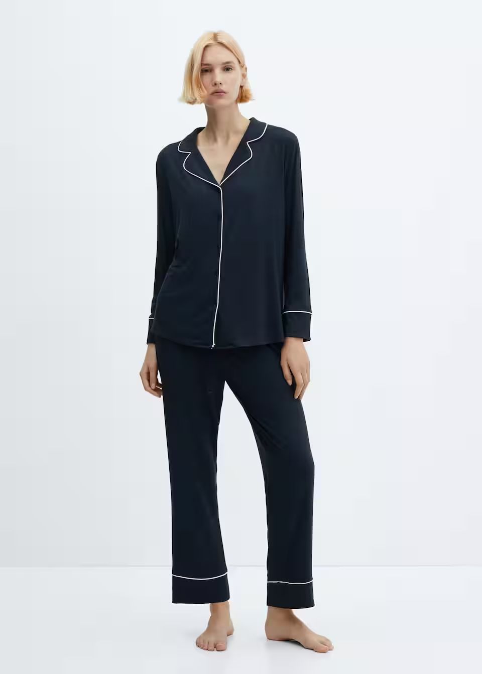 Pantalón pijama ribete